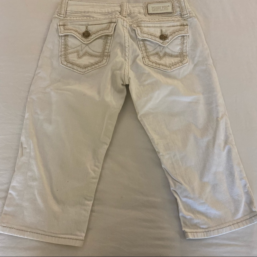Miss Me Denim Brand Off White Size 30 Capris Jean